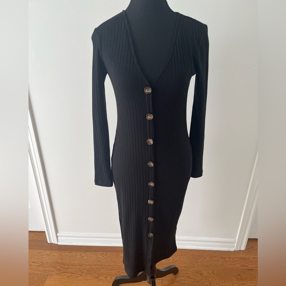 DYNAMITE Ribbed Sweater Dress - Picture 2 of 5